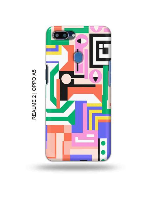 hologram boxes back cover compatible with realme 2, oppo a5 - 18992745 - Very Small Image - 1