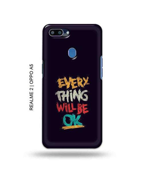 every thing will be ok back cover compatible with realme 2, oppo a5 - 18992789 - Very Small Image - 1