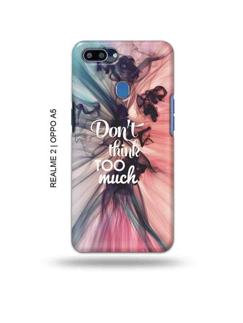 don't think too much back cover compatible with realme 2, oppo a5 - 18992793 - Very Small Image - 1