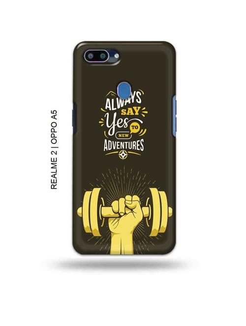 always say yes back cover compatible with realme 2, oppo a5 - 18992806 - Very Small Image - 1
