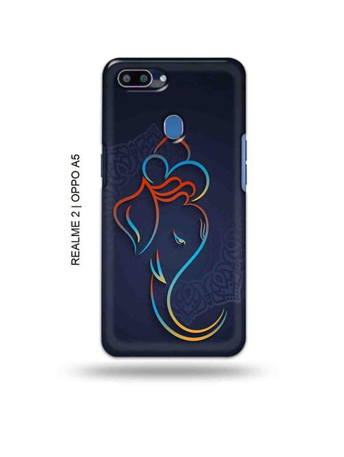 lord ganesha back cover compatible with realme 2, oppo a5 - 18992837 - Very Small Image - 1