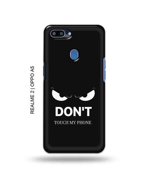 don't touch my phone back cover compatible with realme 2, oppo a5 - 18992877 - Very Small Image - 1