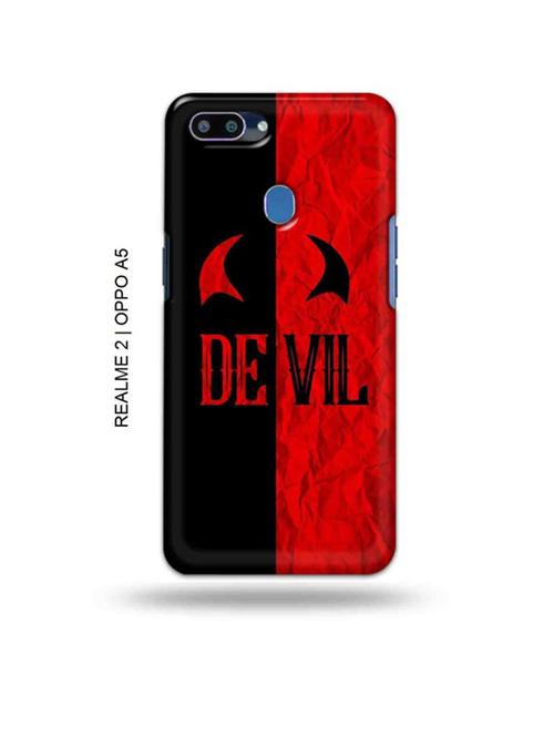 devil back cover compatible with realme 2, oppo a5 - 18992878 - Very Small Image - 1