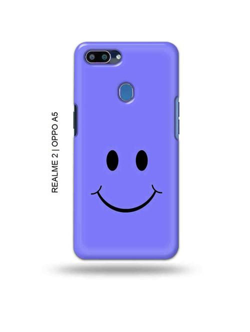 happy face back cover compatible with realme 2, oppo a5 - 18992889 - Very Small Image - 1