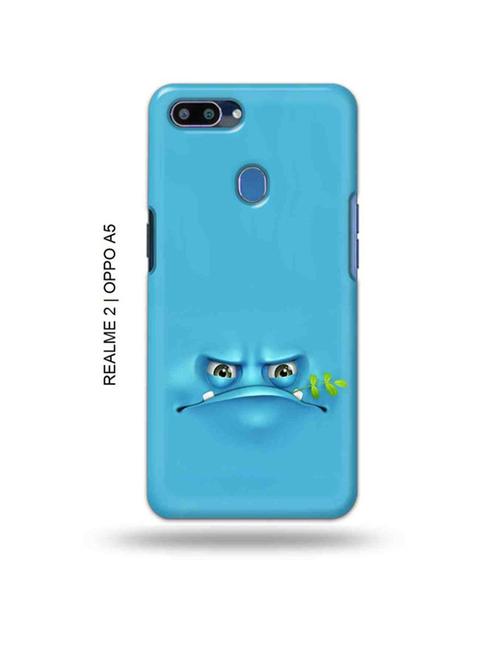 angry face back cover compatible with realme 2, oppo a5 - 18992891 - Very Small Image - 1
