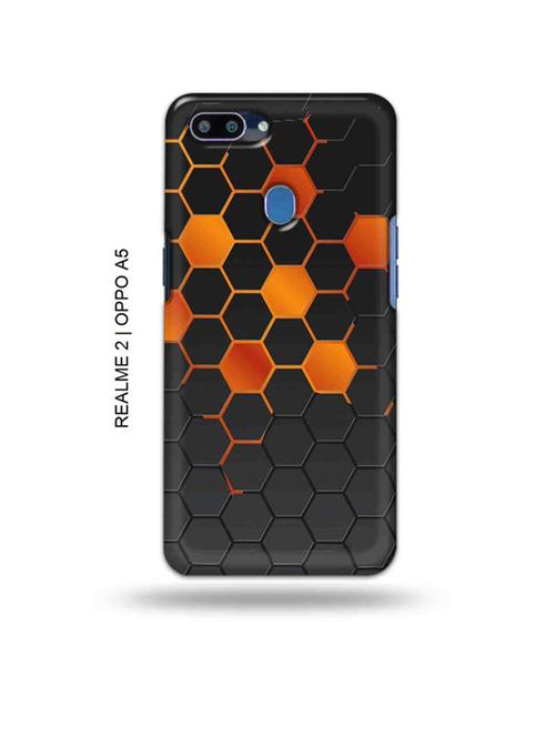 honey combs back cover compatible with realme 2, oppo a5 - 18992932 - Very Small Image - 1
