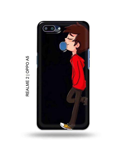 alone boy back cover compatible with realme 2, oppo a5 - 18992957 - Very Small Image - 1