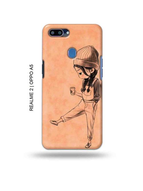 kiddo girl back cover compatible with realme 2, oppo a5 - 18992958 - Very Small Image - 1