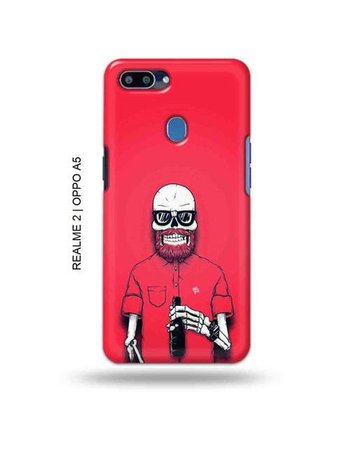 hipster back cover compatible with realme 2, oppo a5 - 18992959 - Very Small Image - 1