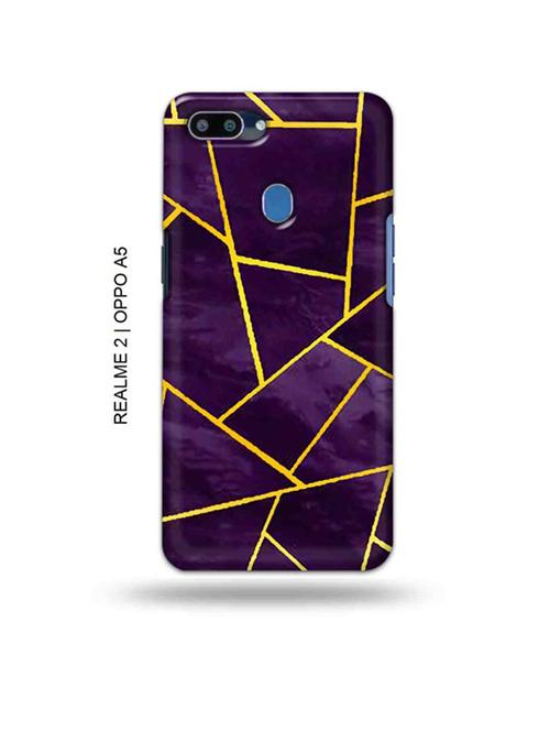 vertical strips back cover compatible with realme 2, oppo a5 - 18992962 - Very Small Image - 1