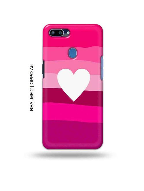 heart back cover compatible with realme 2, oppo a5 - 18993006 - Very Small Image - 1