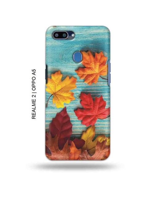 flowers back cover compatible with realme 2, oppo a5 - 18993029 - Very Small Image - 1