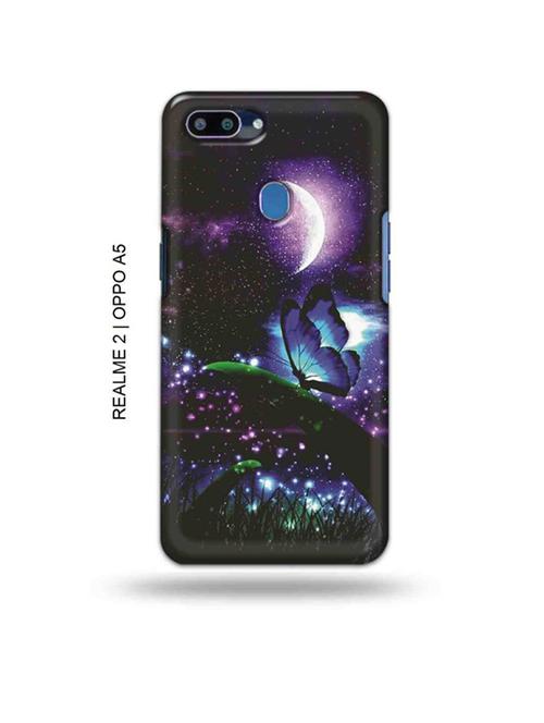 flowers back cover compatible with realme 2, oppo a5 - 18993030 - Very Small Image - 1