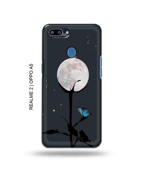 flowers back cover compatible with realme 2, oppo a5 - 18993038 - Very Small Image - 1