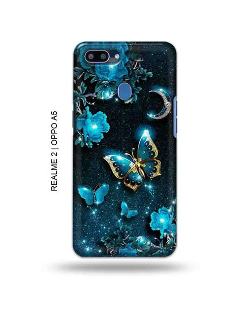 flowers back cover compatible with realme 2, oppo a5 - 18993039 - Very Small Image - 1