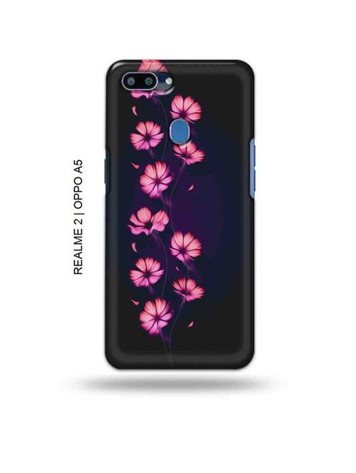 flowers back cover compatible with realme 2, oppo a5 - 18993048 - Very Small Image - 1