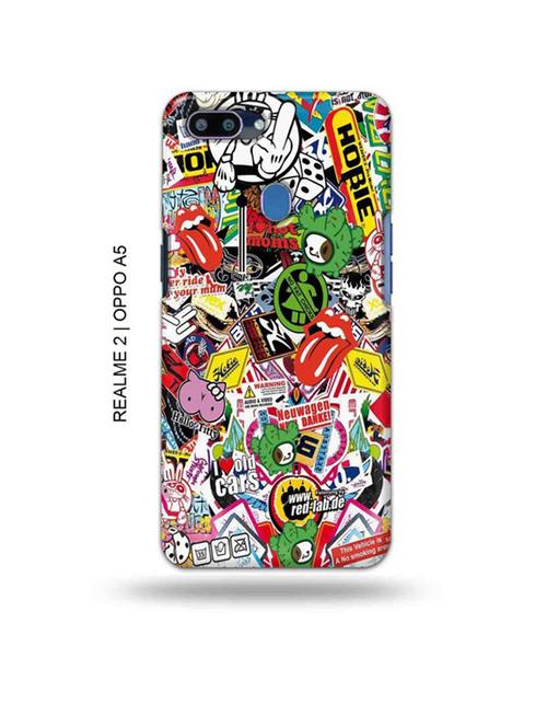 travel dope back cover compatible with realme 2, oppo a5 - 18993055 - Very Small Image - 1