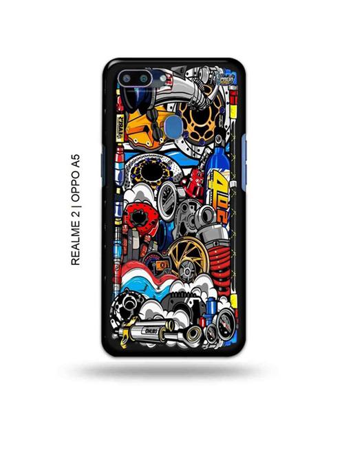 funky back cover compatible with realme 2, oppo a5 - 18993058 - Very Small Image - 1