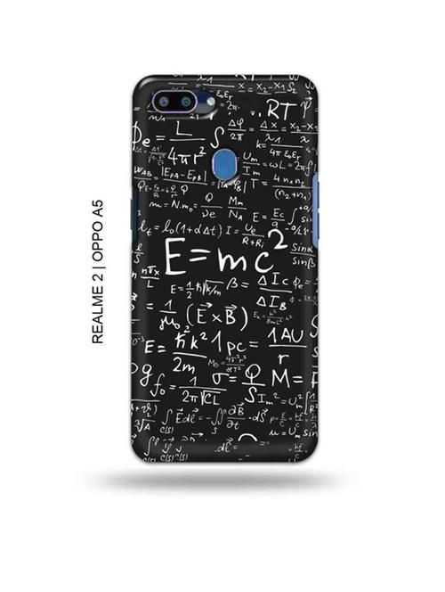 e=mc2 back cover compatible with realme 2, oppo a5 - 18993061 - Very Small Image - 1