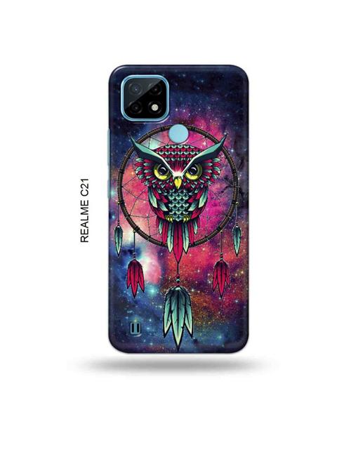 owl dream catcher back cover compatible with realme c21 - 18993076 - Very Small Image - 1