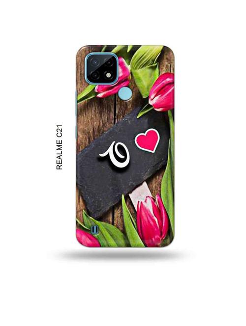 flower letter o back cover compatible with realme c21 - 18993106 - Very Small Image - 1