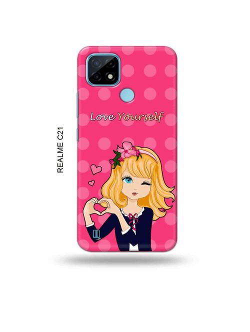 love yourself back cover compatible with realme c21 - 18993195 - Very Small Image - 1