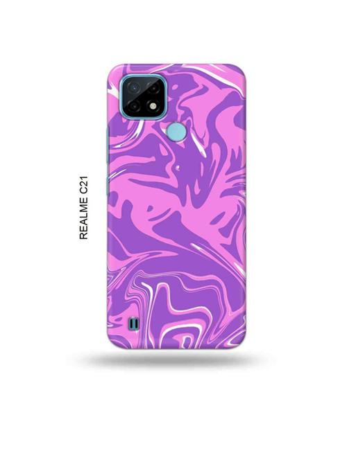 messy pink back cover compatible with realme c21 - 18993224 - Very Small Image - 1