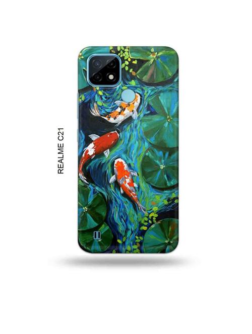 abstract fish back cover compatible with realme c21 - 18993240 - Very Small Image - 1
