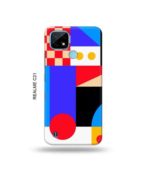 colour boxes back cover compatible with realme c21 - 18993245 - Very Small Image - 1