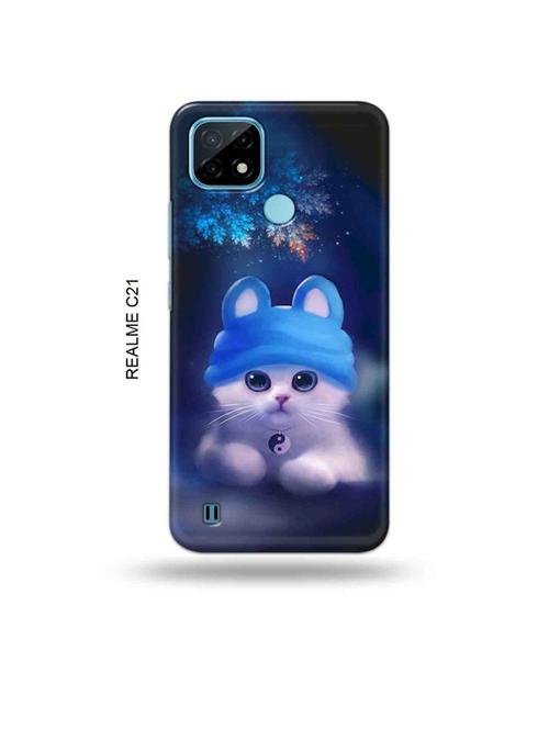cute cat back cover compatible with realme c21 - 18993270 - Very Small Image - 1
