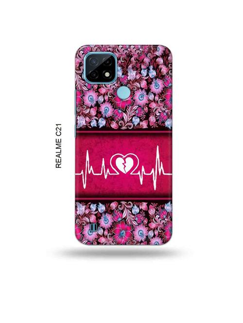 heart ecg back cover compatible with realme c21 - 18993320 - Very Small Image - 1
