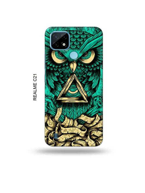 dark owl back cover compatible with realme c21 - 18993380 - Very Small Image - 1