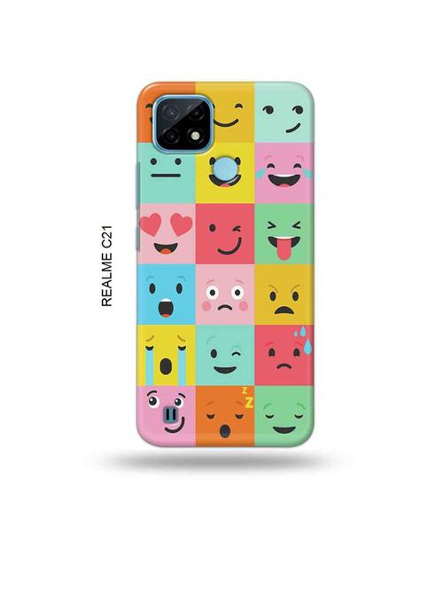 emojies back cover compatible with realme c21 - 18993417 - Very Small Image - 1