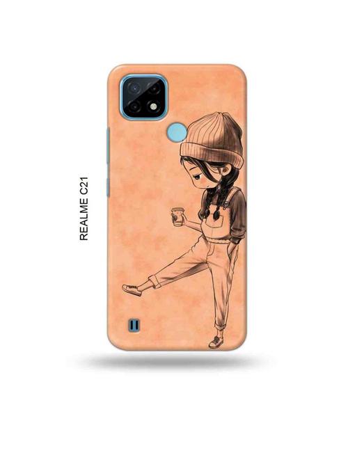 kiddo girl back cover compatible with realme c21 - 18993459 - Very Small Image - 1