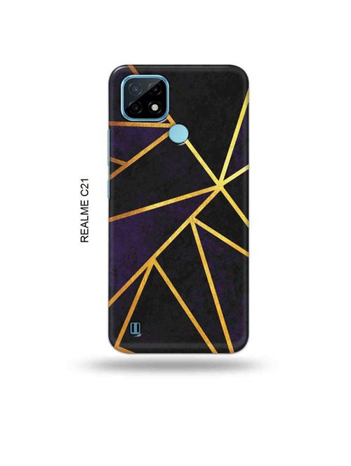 vertical gold strips back cover compatible with realme c21 - 18993468 - Very Small Image - 1
