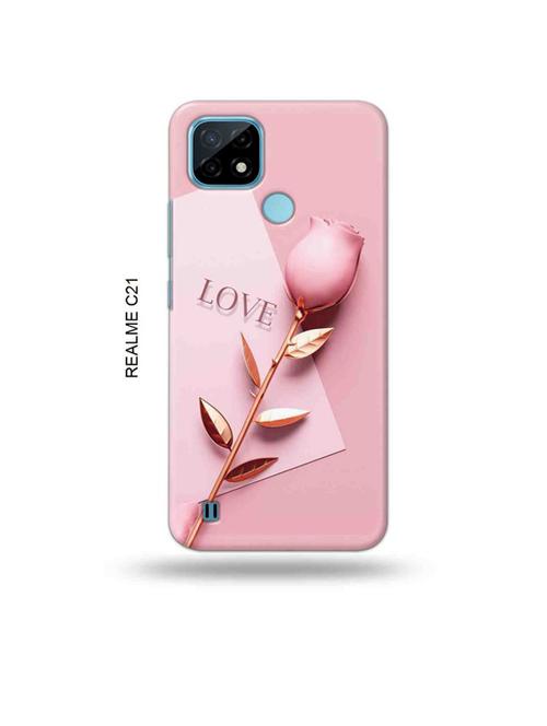 flower love back cover compatible with realme c21 - 18993505 - Very Small Image - 1