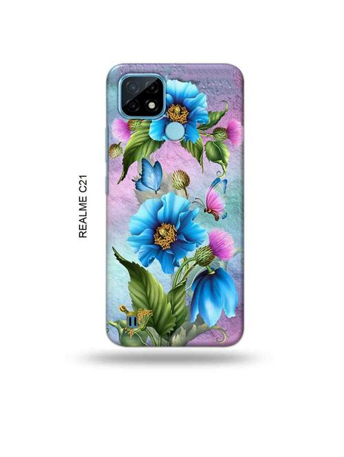 floral back cover compatible with realme c21 - 18993513 - Very Small Image - 1
