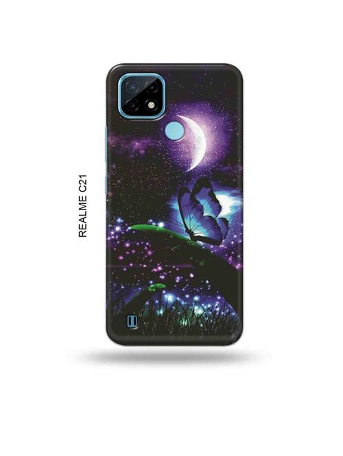 flowers back cover compatible with realme c21 - 18993531 - Very Small Image - 1