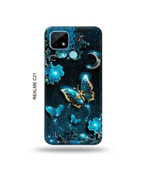 flowers back cover compatible with realme c21 - 18993540 - Very Small Image - 1