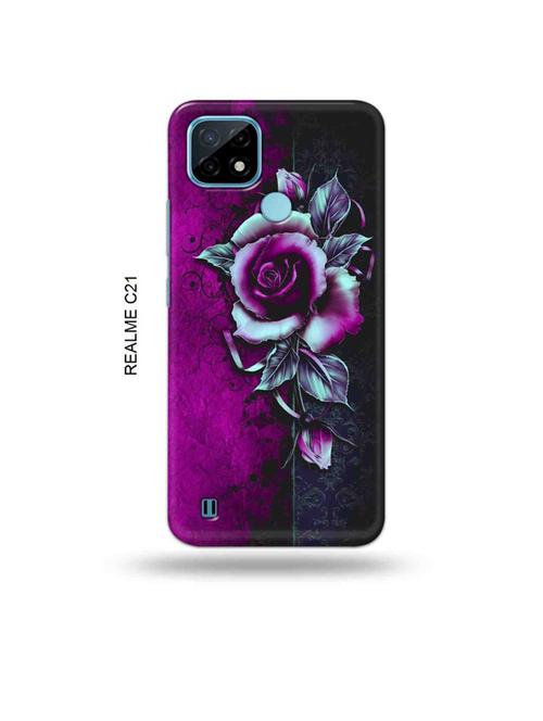 flowers back cover compatible with realme c21 - 18993545 - Very Small Image - 1