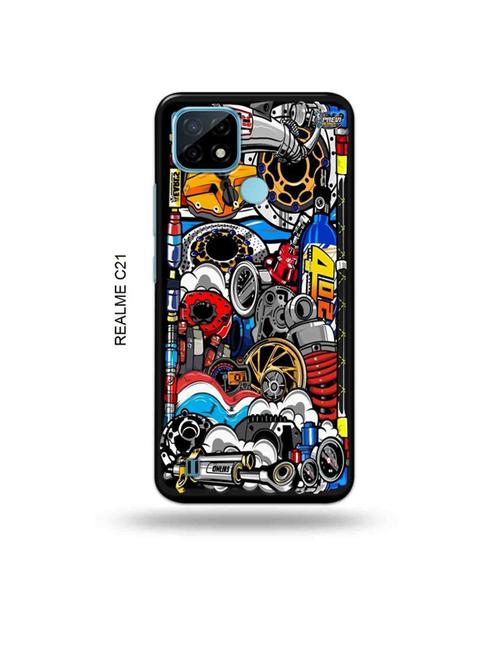 funky back cover compatible with realme c21 - 18993559 - Very Small Image - 1