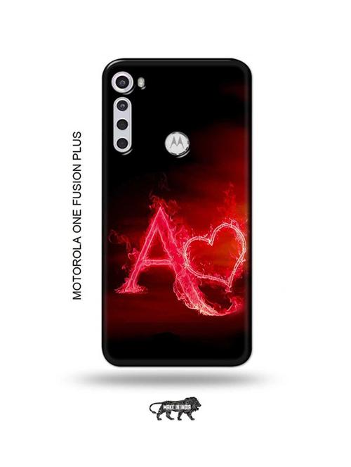 fire heart letter a back cover compatible with motorola one fusion plus - 18993621 - Very Small Image - 1