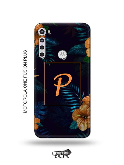 floral p back cover compatible with motorola one fusion plus - 18993662 - Very Small Image - 1