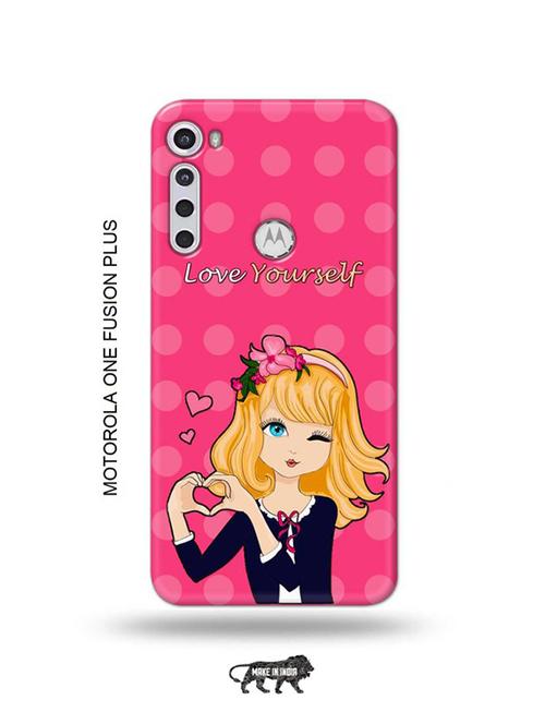 love yourself back cover compatible with motorola one fusion plus - 18993696 - Very Small Image - 1