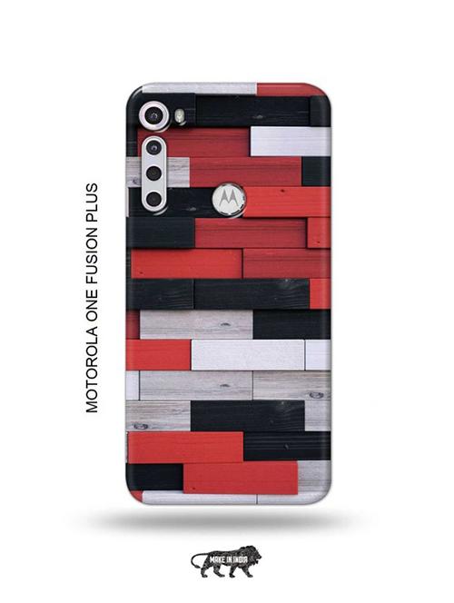 colour wooden bricks back cover compatible with motorola one fusion plus - 18993736 - Very Small Image - 1