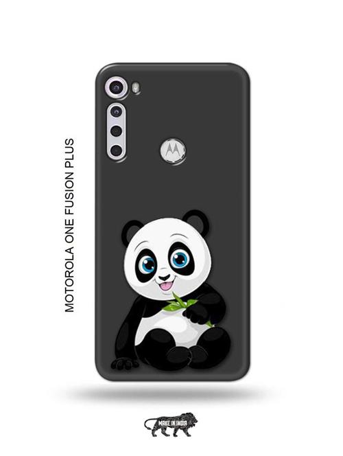 cute panda back cover compatible with motorola one fusion plus - 18993752 - Very Small Image - 1