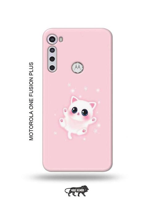cute kitty back cover compatible with motorola one fusion plus - 18993768 - Very Small Image - 1