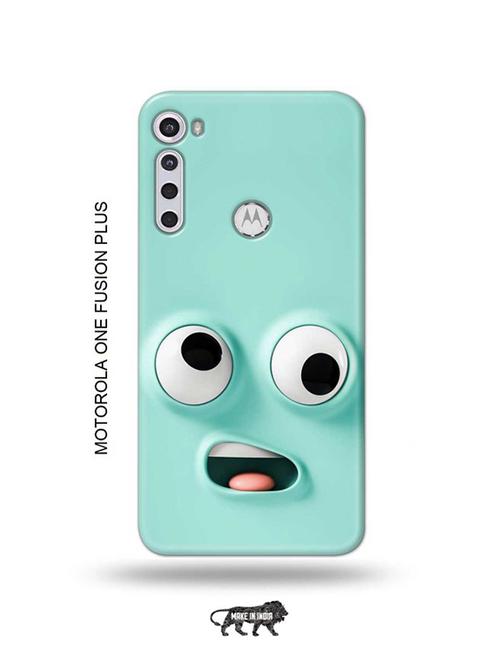 funny face emoji back cover compatible with motorola one fusion plus - 18993892 - Very Small Image - 1
