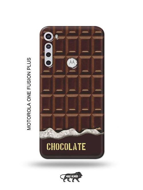 chocolate back cover compatible with motorola one fusion plus - 18993967 - Very Small Image - 1