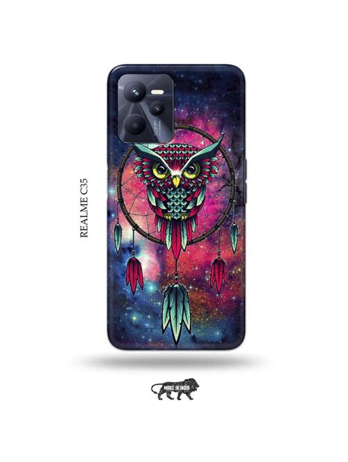 owl dream catcher back cover compatible with realme c35 - 18994078 - Very Small Image - 1